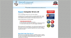 Desktop Screenshot of pcrepairpro20.com